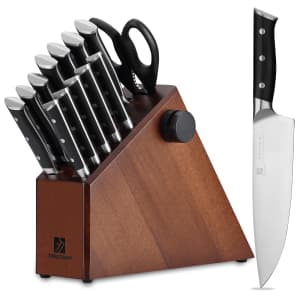 ZongChuan 15-Piece Professional Knife Set with Sharpener for $63 ZongChuan 15-Piece Professional Knife Set with Sharpener for $63