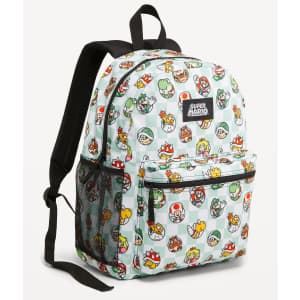 Super Mario Bros. Kids' Canvas Backpack for $9