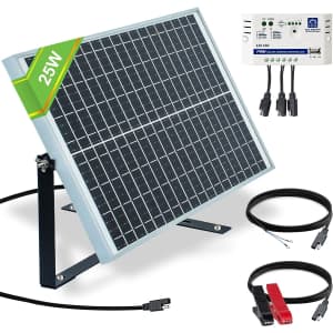 Eco-Worthy 25W/12V Off-Grid Solar Panel Kit for $49