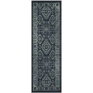 Maples Rugs Georgina Traditional Runner Rug Non Slip Hallway Entry Carpet [Made in USA], 2 x 6, for $29