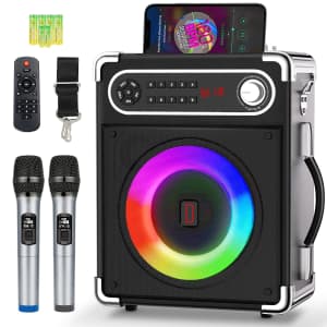 Voijump Karaoke Machine for $66