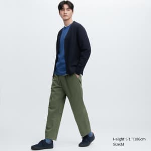 Uniqlo Men's Cotton Relaxed Ankle Pants for $20