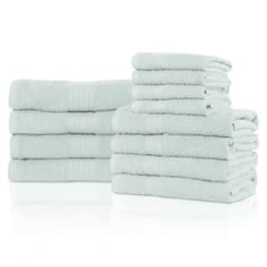 Superior Eco-Friendly Soft & Absorbent Solid Towel Set, 100% Ringpspun Cotton, (4 Bath 27" x 54", 4 for $57