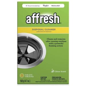 Affresh Garbage Disposal Cleaner 3-Pack for $2.56 via Sub & Save Affresh Garbage Disposal Cleaner 3-Pack for $2.56 via Sub & Save