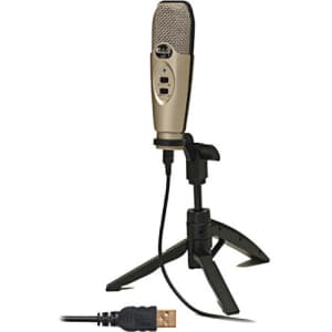 CAD Audio U37 USB Large-Diaphragm Cardioid Condenser Recording Microphone for $30