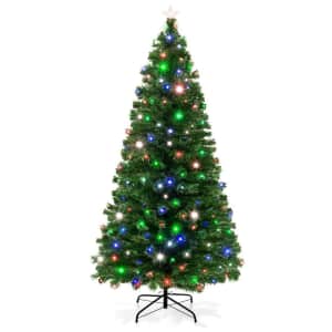 Best Choice Products 7-Ft. Fiber Optic Artificial Christmas Pine Tree for $80 Best Choice Products 7-Ft. Fiber Optic Artificial Christmas Pine Tree for $80