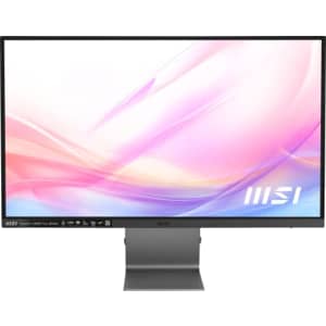 MSI Modern MD271UL, 27", 3840 x 2160 (UHD), IPS, 60 Hz, 4ms, HDMI, DP Port, USB C, Tilt, Silver for $185