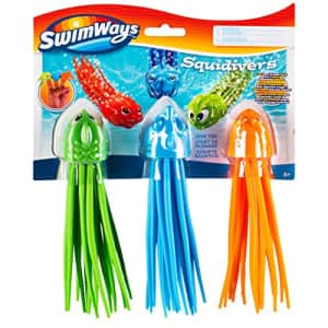 SwimWays SquiDivers Kids Pool Diving Toys, 3 Pack, Bath Toys & Pool Party Supplies for Kids Ages 5 for $13