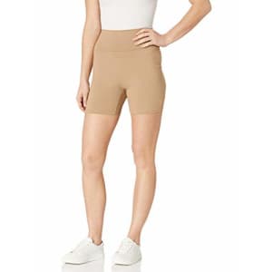 BB Dakota by Steve Madden Women's Spun Out -Bike Shorts, TAN, LG (US 10-12) for $49