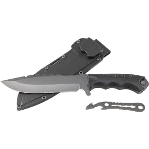 Schrade 11.5" Stainless Steel Full Tang Fixed Blade Knife and Tool for $30