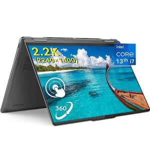 Lenovo Yoga 7i 2-in-1 Convertible Laptop, 14" 2.2K Touchscreen flip, 16GB LPDDR5, 2TB SSD, Intel for $1,100