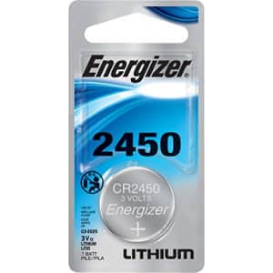 Energizer 3-Volt Coin Lithium Batteries CR2450 6 PK for $9