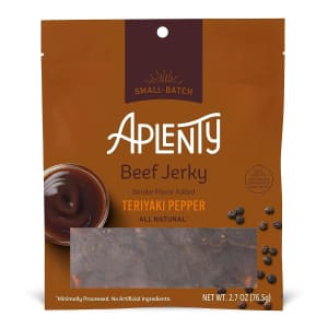 Aplenty 2.7-oz. Teriyaki Pepper Beef Jerky for $2