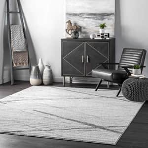 nuLOOM Thigpen Contemporary Area Rug, 7' 6" x 9' 6", Grey for $134 nuLOOM Thigpen Contemporary Area Rug, 7' 6" x 9' 6", Grey for $134