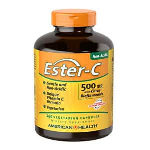 American Health EsterC with Bioflavonoids Vegetarian Capsules 24Hour Immune Support Gentle On for $30