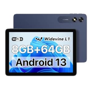 UMIDIGI Android 13 Tablet 2023, G2 Tab 8(4+4) GB+64GB up to 1TB, 10.1-inch Tablet 8MP+8MP Dual for $87