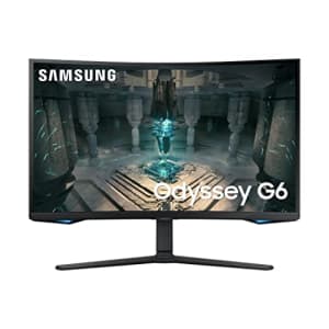 SAMSUNG 27" Odyssey G65B QHD 240Hz 1ms (GTG) HDR 600 Gaming Hub 1000R Curved Gaming Monitor, Black for $400