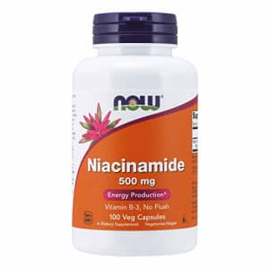 Now Foods NOW Supplements, Niacinamide (Vitamin B-3) 500 mg, Energy Production*, 100 Capsules for $9