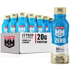 Muscle Milk Zero Protein Shake 12-Pack for $20 via Sub & Save