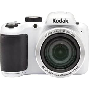 KODAK PIXPRO Astro Zoom AZ405-WH 20MP Digital Camera with 40X Optical Zoom 24mm Wide Angle 1080P for $184