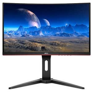 AOC M24G1C 24" Curved Frameless Gaming Monitor, FHD 1080p, 1ms, 144Hz, VGA/HDMI/Displayport for $140 AOC M24G1C 24" Curved Frameless Gaming Monitor, FHD 1080p, 1ms, 144Hz, VGA/HDMI/Displayport for $140