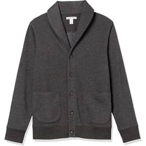 Amazon Essentials Men's Fleece Shawl-Collar Cardigan. That's a savings of $11 and Amazon's all-time lowest price.