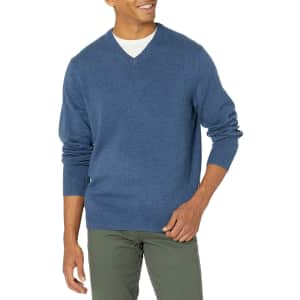 Amazon Essentials Men's V-Neck Sweater for $13
