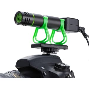 Bietrun Unidirectional Shotgun Video Microphone for $18