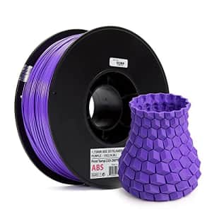 Inland 1.75mm Purple ABS 3D Printer Filament, Dimensional Accuracy +/- 0.03 mm - 1kg Spool (2.2 lbs) for $11