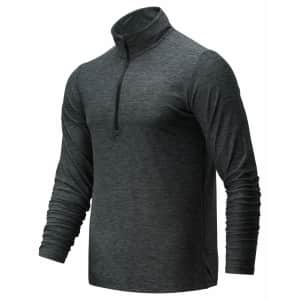 New Balance Men's Core Space Dye Quarter Zip for $17 New Balance Men's Core Space Dye Quarter Zip for $17