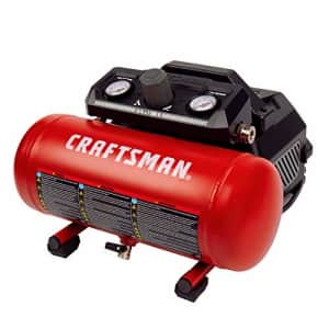 Craftsman 1.5 Gallon 3/4 HP Portable Air Compressor, Max 135 PSI, 1.5 CFM@90psi, Oil Free Air Tank, for $139 Craftsman 1.5 Gallon 3/4 HP Portable Air Compressor, Max 135 PSI, 1.5 CFM@90psi, Oil Free Air Tank, for $139