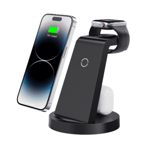 3-in-1 Wireless Charging Station for iPhone, Apple Watch, & AirPods for $13