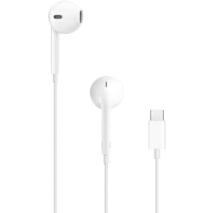 Apple EarPods Wired Headphones w/ USB-C for $18