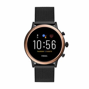 Fossil Gen 5 Julianna HR Heart Rate Stainless Steel Mesh Touchscreen Smartwatch, Color: Rose Gold, for $279