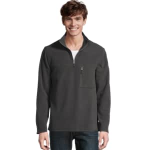 Hanes Men's Fleece Quarter Zip Jacket for $20 Hanes Men's Fleece Quarter Zip Jacket for $20