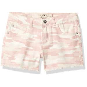 Lucky Brand Girls Shorts, Clarissa Camo Rose, 12 Big Kids for $28 Lucky Brand Girls Shorts, Clarissa Camo Rose, 12 Big Kids for $28
