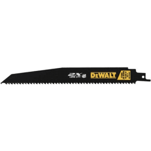 DeWalt DEWALT DWA41612 12-Inch 6TPI 2X Reciprocating Saw Blade (5-Pack) for $25 DeWalt DEWALT DWA41612 12-Inch 6TPI 2X Reciprocating Saw Blade (5-Pack) for $25