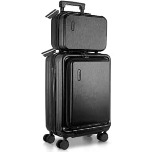 2-Piece Expandable Hardshell Spinner Luggage for $100 2-Piece Expandable Hardshell Spinner Luggage for $100