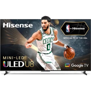 Hisense U8 Series 85U8K 85" 4K HDR 144Hz ULED UHD Smart TV for $1,800