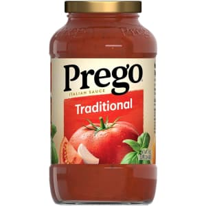 Prego Traditional Pasta Sauce 24-oz. Jar for $1.78 via Sub & Save Prego Traditional Pasta Sauce 24-oz. Jar for $1.78 via Sub & Save
