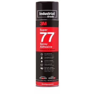 3M Super 77 16.75-oz. Multipurpose Spray Adhesive for $10 3M Super 77 16.75-oz. Multipurpose Spray Adhesive for $10