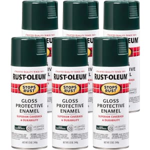 Rust-Oleum Stops Rust Spray Paint 12-oz. 6-Pack for $23
