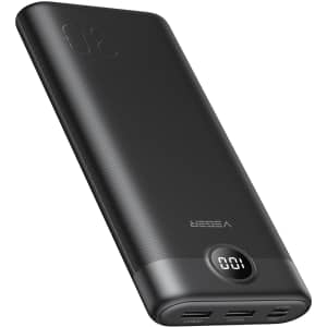 Veger 30,000mAh USB-C Slim Portable Power Bank for $18 Veger 30,000mAh USB-C Slim Portable Power Bank for $18