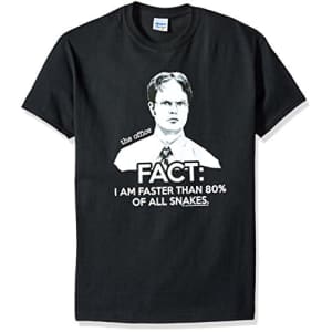 T-Line Men's The Office TV Series Dwight Faster Graphic T-Shirt, Black, XX-Large for $10 T-Line Men's The Office TV Series Dwight Faster Graphic T-Shirt, Black, XX-Large for $10