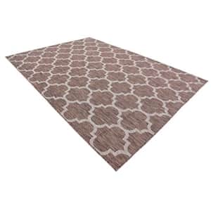 Unique Loom Outdoor Trellis Collection Casual Moroccan Lattice Transitional Indoor and Outdoor for $113