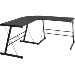 OFM Essentials 60" L-Shaped Metal Desk for $75 OFM Essentials 60" L-Shaped Metal Desk for $75