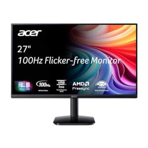 Acer KB272 E0bi 27" IPS Full HD (1920 x 1080) Zero-Frame Gaming Office Monitor AMD FreeSync for $103