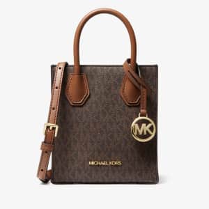Michael Michael Kors Mercer Extra-Small Logo and Leather Crossbody Bag for $79