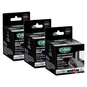CURAD Performance Series Ironman Self-Adherent Wrap 3-Pack for $6