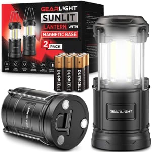 GearLight Camping Lantern 2-Pack for $16
